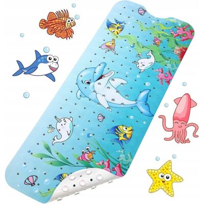 Inny producent MATA ANTYPOŚLIZGOWA DO WANNY DLA DZIECI 100x40cm do łazienki kolorowa Inny producent MATA ANTYPOŚLIZGOWA DO WANNY DLA DZIECI 100x40cm do łazienki kolorowa