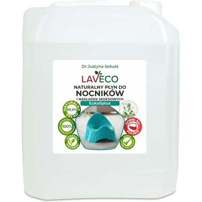 Naturalny płyn do nocników i nakładek sedesowych - 5 l - LAVECO Naturalny płyn do nocników i nakładek sedesowych - 5 l - LAVECO