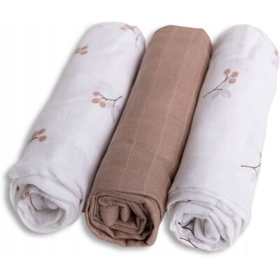 BabyMatex Nd35_multb051002 Pielucha Bambus 3 Pak 70x80 BabyMatex Nd35_multb051002 Pielucha Bambus 3 Pak 70x80