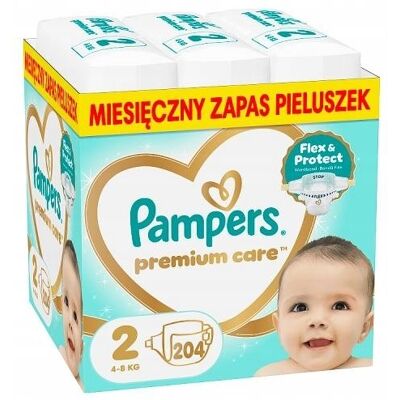 inna (Inny) Pampers Premium Care Pieluchy Dla Dzieci Rozmiar 2, 4-8kg, 204 Szt. inna (Inny) Pampers Premium Care Pieluchy Dla Dzieci Rozmiar 2, 4-8kg, 204 Szt.