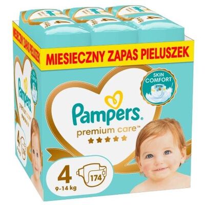 Pampers Premium Miesięczny Zestaw Rozmiar 4 - Pieluchy Jednorazowe Pampers Premium Miesięczny Zestaw Rozmiar 4 - Pieluchy Jednorazowe