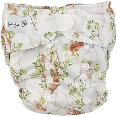 Pupus Pieluszka Z Kieszonką Dzień W Lesie 5-15kg - Rzepy Pupus Pieluszka Z Kieszonką Dzień W Lesie 5-15kg - Rzepy