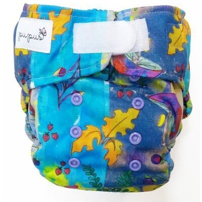 Pupus Pieluszka Z Kieszonką Magiczny Las 5-15kg - Rzepy Pupus Pieluszka Z Kieszonką Magiczny Las 5-15kg - Rzepy