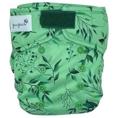 Pupus Pieluszka Z Kieszonką Zielono Mi 5-15kg - Rzepy Pupus Pieluszka Z Kieszonką Zielono Mi 5-15kg - Rzepy