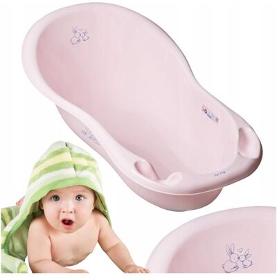 WANIENKA DLA DZIECKA DUŻA TEGA BABY 2w1 WANNA Z KORKIEM RÓŻOWA 102 cm WANIENKA DLA DZIECKA DUŻA TEGA BABY 2w1 WANNA Z KORKIEM RÓŻOWA 102 cm