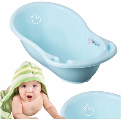 WANIENKA DLA DZIECKA TEGA BABY WANNA DUŻA SERIA KACZKA NIEBIESKA 102 cm WANIENKA DLA DZIECKA TEGA BABY WANNA DUŻA SERIA KACZKA NIEBIESKA 102 cm