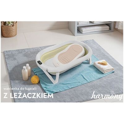 Solaris WANIENKA DZIECIĘCA Z TERMOMETREM HARMONY BEŻOWA + LEŻACZEK Solaris WANIENKA DZIECIĘCA Z TERMOMETREM HARMONY BEŻOWA + LEŻACZEK