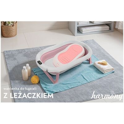 Solaris WANIENKA DZIECIĘCA Z TERMOMETREM HARMONY RÓŻOWA + LEŻACZEK Solaris WANIENKA DZIECIĘCA Z TERMOMETREM HARMONY RÓŻOWA + LEŻACZEK
