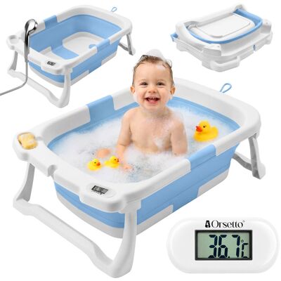 Venus LTD WANIENKA PODWÓJNIE SKŁADANA COMODO Z TERMOMETREM DLA DZIECI 0+ NIEBIESKA Venus LTD WANIENKA PODWÓJNIE SKŁADANA COMODO Z TERMOMETREM DLA DZIECI 0+ NIEBIESKA