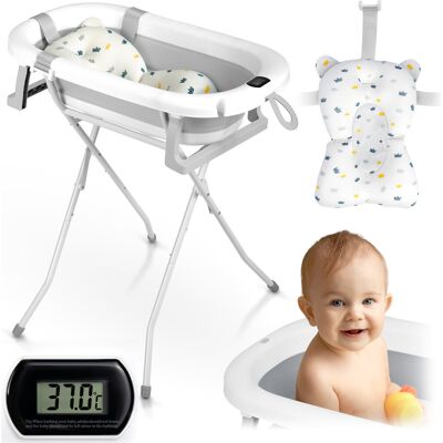 GLOBAL INCOME Wanienka Składana Dla Dziecka Niemowląt Ricokids Termometr Lcd Poduszka + Stojak GLOBAL INCOME Wanienka Składana Dla Dziecka Niemowląt Ricokids Termometr Lcd Poduszka + Stojak