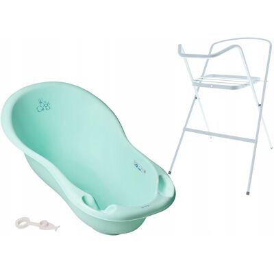 WANNA DLA DZIECKA ZESTAW 3w1 TEGA BABY WANIENKA 102cm + KOREK + STOJAK WANNA DLA DZIECKA ZESTAW 3w1 TEGA BABY WANIENKA 102cm + KOREK + STOJAK