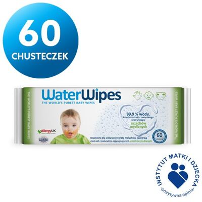 Waterwipes Chusteczki Soapberry Nawilżane Wodne Dla Dzieci 60 Szt. Waterwipes Chusteczki Soapberry Nawilżane Wodne Dla Dzieci 60 Szt.