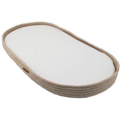 Inny producent Wickerowy Kosz Do Przewijania Z Materacem Naturalnym 43x80x6 Cm Inny producent Wickerowy Kosz Do Przewijania Z Materacem Naturalnym 43x80x6 Cm