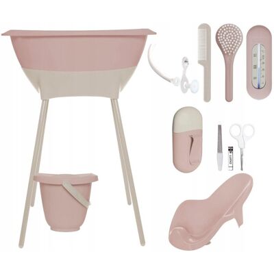 Zestaw Kąpielowy 8 Elem. Luma Blush Pink Zestaw Kąpielowy 8 Elem. Luma Blush Pink