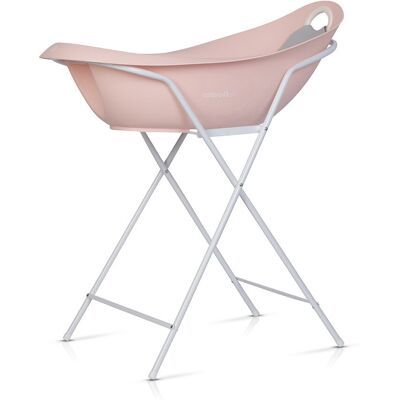 Zestaw Wanienka Dziecięca ze Stojakiem Colibro Spa Crystal Pink Zestaw Wanienka Dziecięca ze Stojakiem Colibro Spa Crystal Pink