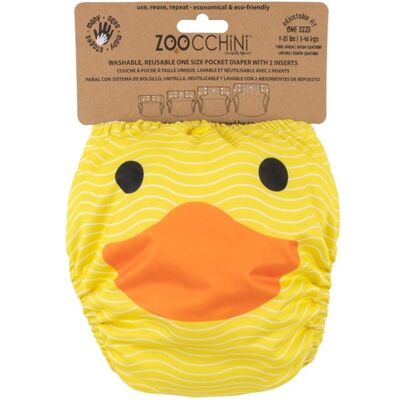 Zoocchini Pieluszka Wielorazowa Aio Z 2 Wkładami Kaczka Zoocchini Pieluszka Wielorazowa Aio Z 2 Wkładami Kaczka