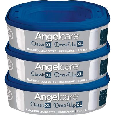 Angelcare Wkłady Do Pojemnika Na Pieluchy 3 Sztuki Kaseta Uzupełniająca Angelcare Wkłady Do Pojemnika Na Pieluchy 3 Sztuki Kaseta Uzupełniająca