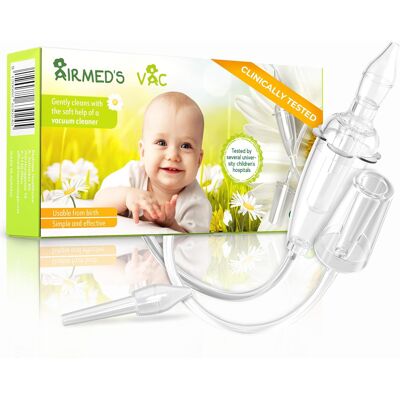 Inny producent Aspirator Do Nosa Dla Niemowląt Bezpieczny Delikatny Z 2 Końcówkami Inny producent Aspirator Do Nosa Dla Niemowląt Bezpieczny Delikatny Z 2 Końcówkami