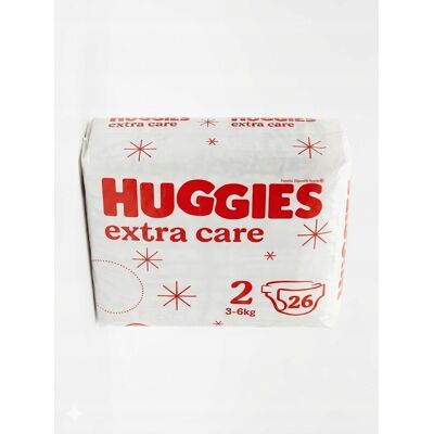 Huggies Extra Care Pieluszki R.2 (3-6kg) 26 Szt. Huggies Extra Care Pieluszki R.2 (3-6kg) 26 Szt.