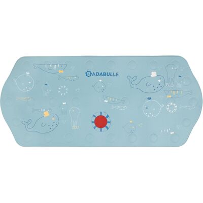 Badabulle Mata Do Kąpieli Dla Dzieci Ocean 91x40 Cm Niebieska Pvc Badabulle Mata Do Kąpieli Dla Dzieci Ocean 91x40 Cm Niebieska Pvc