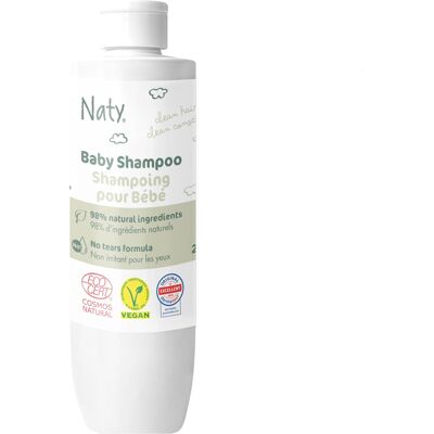 Naty Baby Szampon Dla Niemowląt 240 Ml Bez Łez, Wegański, Bezzapachowy Naty Baby Szampon Dla Niemowląt 240 Ml Bez Łez, Wegański, Bezzapachowy