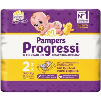 Inna producent Pieluchy Pampers Progressi Mini 112szt. 3-6kg Inna producent Pieluchy Pampers Progressi Mini 112szt. 3-6kg
