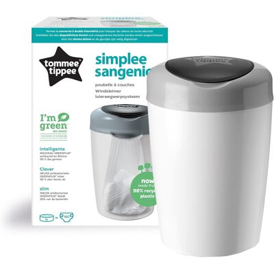 Tommee Tippee Pojemnik Na Pieluchy Sangenic Szary Antybakteryjny Tommee Tippee Pojemnik Na Pieluchy Sangenic Szary Antybakteryjny