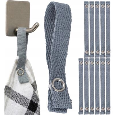 Inny producent Zatrzask 12 Sztuk 150x12 Mm Tekstylia Bez Szycia Bawełniane Szare Inny producent Zatrzask 12 Sztuk 150x12 Mm Tekstylia Bez Szycia Bawełniane Szare