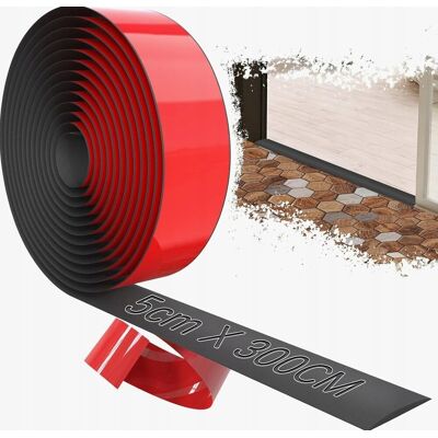 Inny producent 300 Cm X 5 Cm, Paski Progowe Do Drzwi, Pvc, Listwy Przejściowe, Czarny Laminat Na Winyl, Próg, Samoprzylepne Do Łączenia Szczelin Podłogowych, Płyte.. Inny producent 300 Cm X 5 Cm, Paski Progowe Do Drzwi, Pvc, Listwy Przejściowe, Czarny Laminat Na Winyl, Próg, Samoprzylepne Do Łączenia Szczelin Podłogowych, Płyte..