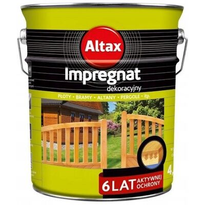 ALTAX IMPREGNAT DEKORACYJNY 4,5L MERBAU ALTAX IMPREGNAT DEKORACYJNY 4,5L MERBAU