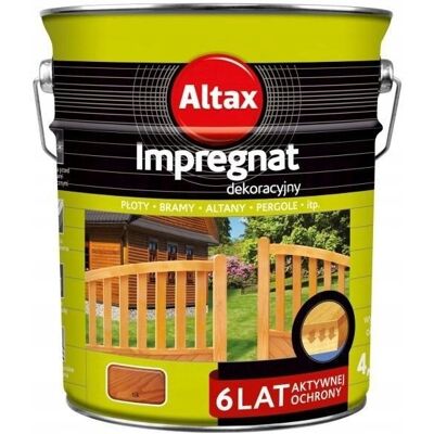 ALTAX IMPREGNAT DEKORACYJNY 4,5L TIK ALTAX IMPREGNAT DEKORACYJNY 4,5L TIK