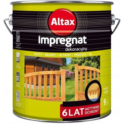 ALTAX IMPREGNAT DEKORACYJNY 9L MERBAU ALTAX IMPREGNAT DEKORACYJNY 9L MERBAU