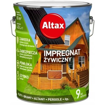 ALTAX IMPREGNAT ŻYWICZNY 4,5L TIK ALTAX IMPREGNAT ŻYWICZNY 4,5L TIK