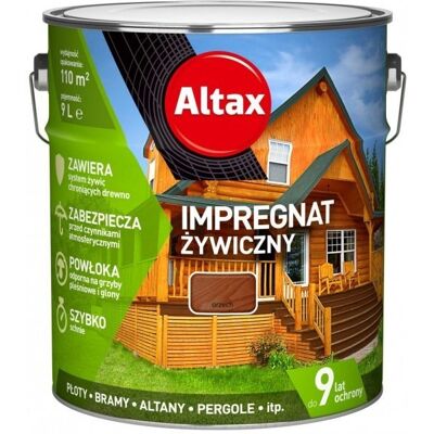 ALTAX IMPREGNAT ŻYWICZNY 9L ORZECH ALTAX IMPREGNAT ŻYWICZNY 9L ORZECH