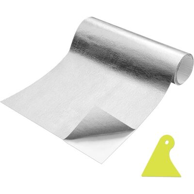 Aluminiowa Mata Chroniąca Przed Wysoką Temperaturą, Izolacja Z Włókna Szklanego, Materiał Odblaskowy (30 X 100 Cm) Aluminiowa Mata Chroniąca Przed Wysoką Temperaturą, Izolacja Z Włókna Szklanego, Materiał Odblaskowy (30 X 100 Cm)