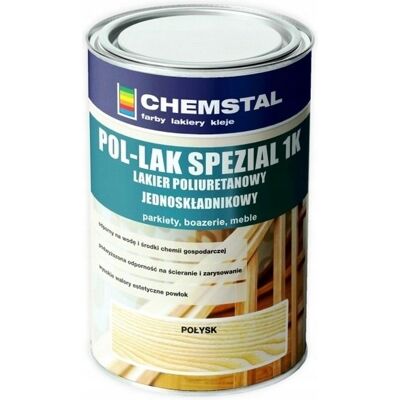 CHEMSTAL LAKIER POLIURETANOWY PO-LAK SPEZIAL 1K BEZBARWNY POŁYSK 1L CHEMSTAL LAKIER POLIURETANOWY PO-LAK SPEZIAL 1K BEZBARWNY POŁYSK 1L