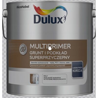 DULUX MULTIPRIMER GRUNT PODKŁAD SUPERPRZYCZEPNY PVC METALU DREWNA BIAŁY 1L DULUX MULTIPRIMER GRUNT PODKŁAD SUPERPRZYCZEPNY PVC METALU DREWNA BIAŁY 1L