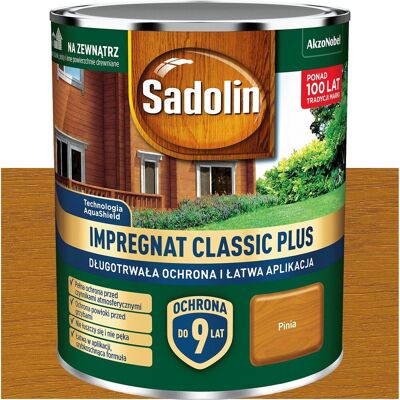 Akzo Nobel Farba Impregnat do drewna Sadolin Classic PLUS Pinia 4,5L Akzo Nobel Farba Impregnat do drewna Sadolin Classic PLUS Pinia 4,5L