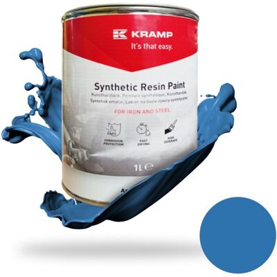 kRAMP Farba lakier do metalu NIEBIESKA LANDINI 1L kRAMP Farba lakier do metalu NIEBIESKA LANDINI 1L
