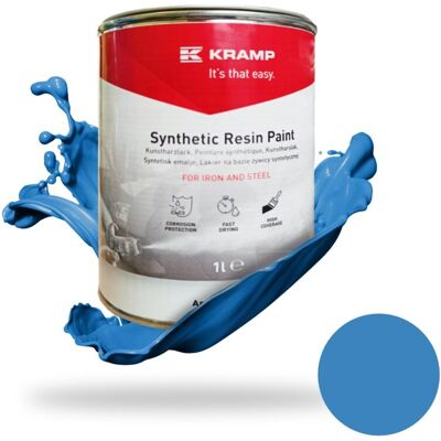 kRAMP Farba lakier do metalu NIEBIESKA LEKKA RAL5012 1L kRAMP Farba lakier do metalu NIEBIESKA LEKKA RAL5012 1L