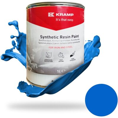kRAMP Farba lakier do metalu NIEBIESKA NIEBIESKI 1L kRAMP Farba lakier do metalu NIEBIESKA NIEBIESKI 1L