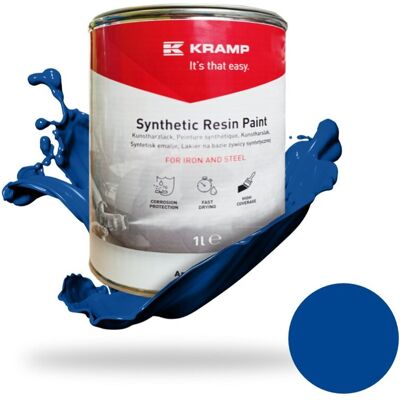 kRAMP Farba lakier do metalu NIEBIESKA RABE RABEWERK 1L kRAMP Farba lakier do metalu NIEBIESKA RABE RABEWERK 1L