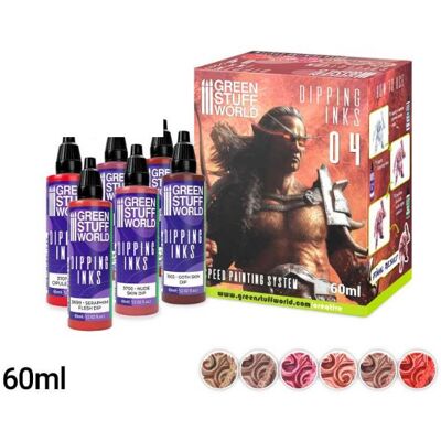 Inny producent Green Stuff World: Farby Dipping Ink 04 6x60ml Inny producent Green Stuff World: Farby Dipping Ink 04 6x60ml