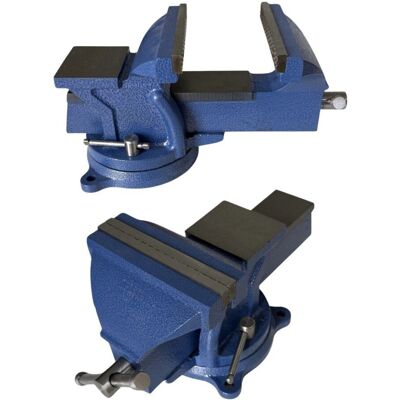 BITUXX Imadło Obrotowe 150 Mm Imadło Warsztatowe Żeliwne Z Kowadłem Precyzyjne BITUXX Imadło Obrotowe 150 Mm Imadło Warsztatowe Żeliwne Z Kowadłem Precyzyjne