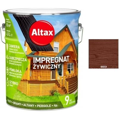 Impregnat żywiczny 4,5 l orzech Altax 0971 Impregnat żywiczny 4,5 l orzech Altax 0971