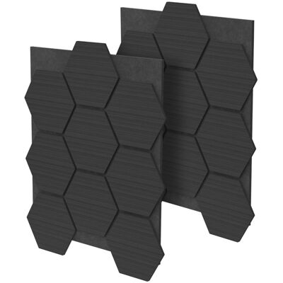 Ml-Design 2 Panele Akustyczne Hexagon, 66,5X81,1X2,1 Cm, Czarne, Pochlaniacz Dzwieku, Izolacja Akustyczna Sufitów Drzwi Sciennych Dekoracji Gier, Bi.. Ml-Design 2 Panele Akustyczne Hexagon, 66,5X81,1X2,1 Cm, Czarne, Pochlaniacz Dzwieku, Izolacja Akustyczna Sufitów Drzwi Sciennych Dekoracji Gier, Bi..