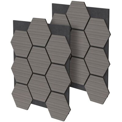 Ml-Design 2 Panele Akustyczne Hexagon, 66,5X81,1X2,1 Cm, Szary, Pochlaniacz Dzwieku, Izolacja Akustyczna Sufitów Drzwi Sciennych Dekoracji Gier, Biu.. Ml-Design 2 Panele Akustyczne Hexagon, 66,5X81,1X2,1 Cm, Szary, Pochlaniacz Dzwieku, Izolacja Akustyczna Sufitów Drzwi Sciennych Dekoracji Gier, Biu..