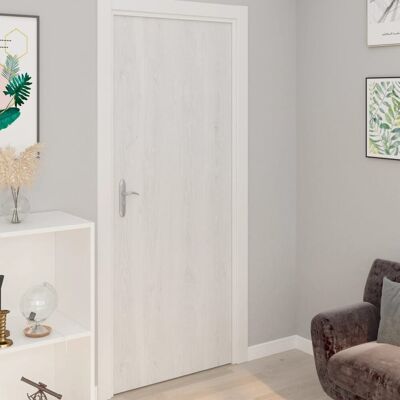 VMP Okleina samoprzylepna na drzwi 2 szt białe drewno 210x90 cm PVC VMP Okleina samoprzylepna na drzwi 2 szt białe drewno 210x90 cm PVC