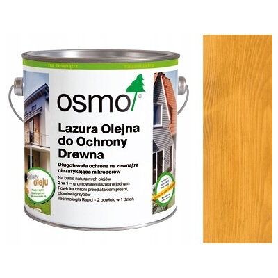 Olej lazurowy do ochrony drewna OSMO Jasny dąb 0,75L 732/0,75 Olej lazurowy do ochrony drewna OSMO Jasny dąb 0,75L 732/0,75