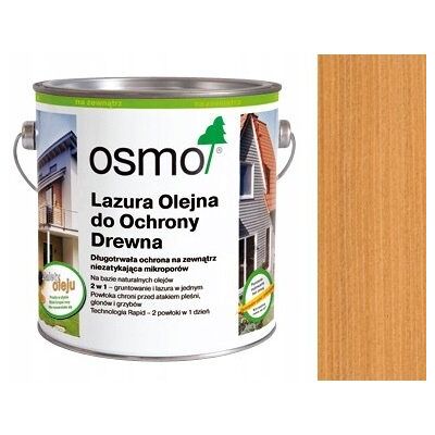 Olej lazurowy do ochrony drewna OSMO Modrzew 0,75L 702/0,75 Olej lazurowy do ochrony drewna OSMO Modrzew 0,75L 702/0,75